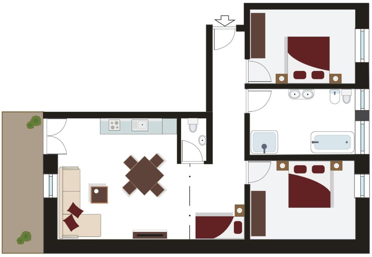 新黎凡特Tyrol Living & Cafe公寓 外观 照片